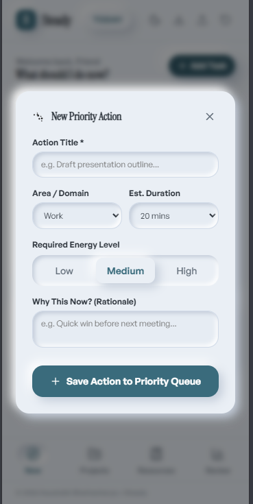 Steady Focus Mode & Interruption Logger