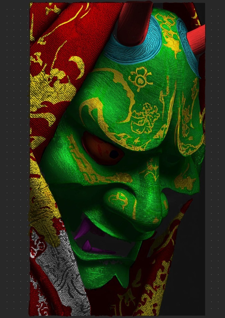 Oni // Crimson Hannya