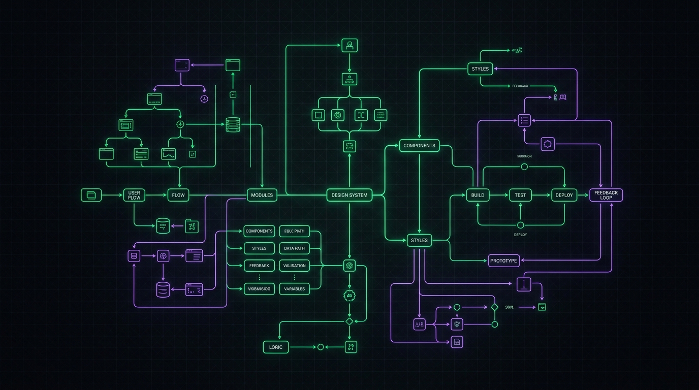 Logical Schematic Grid Backdrop